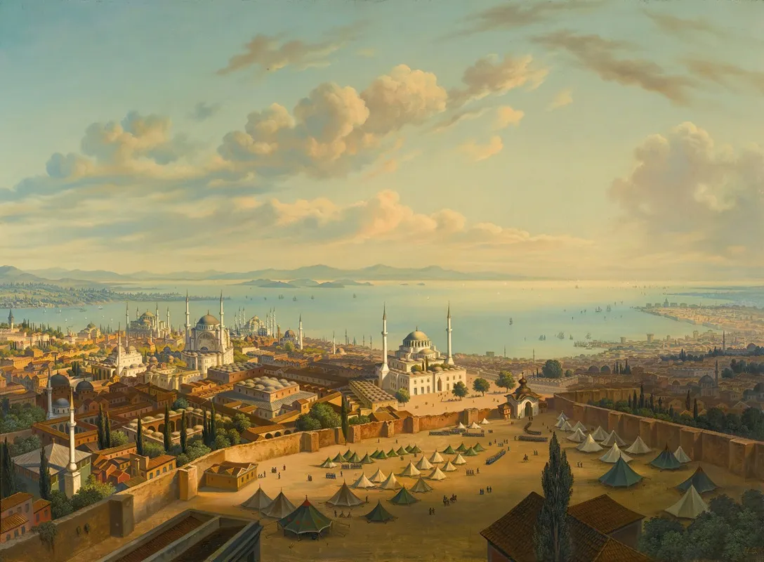 Constantinople From The Fire Tower Of Beyazit