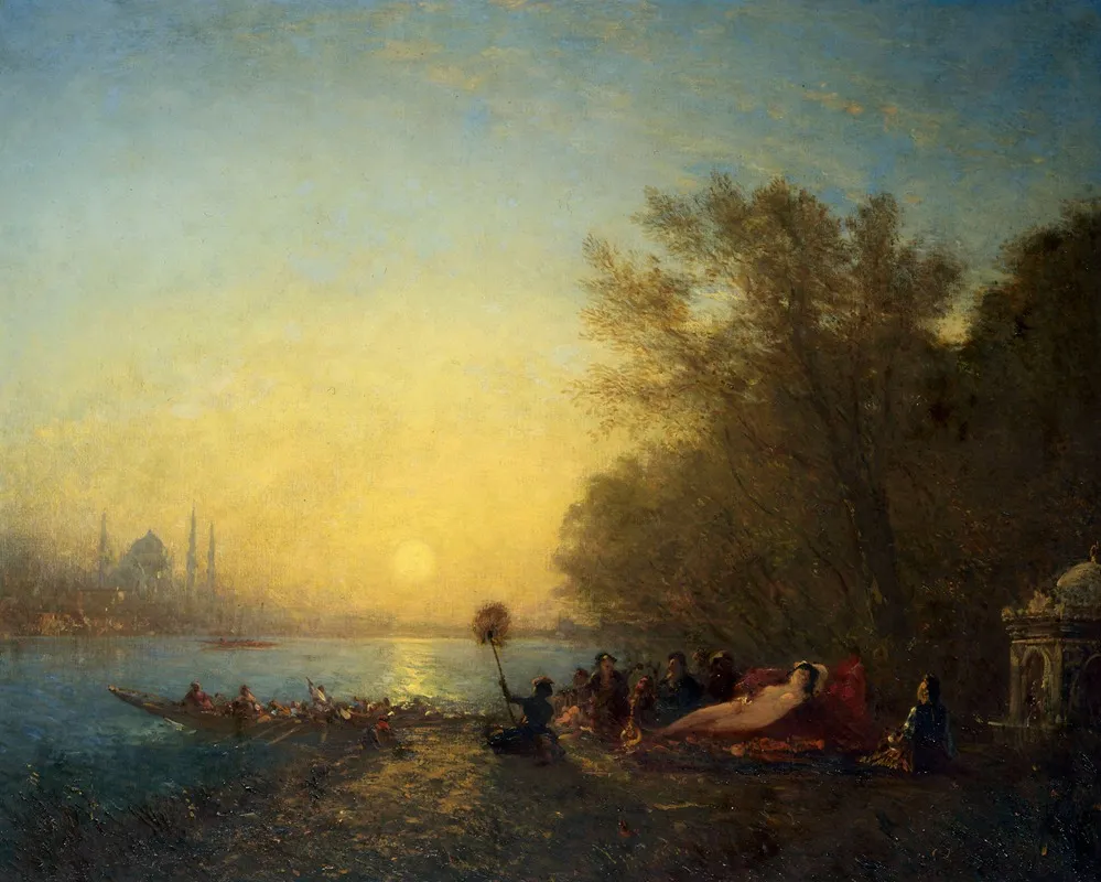 Constantinople Le Repos De La Sultane