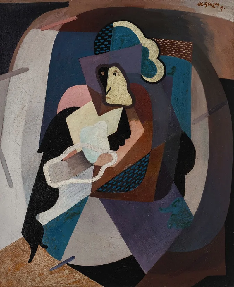 Construction 4 Wall Art by Albert Gleizes - High-Resolution Digital Print