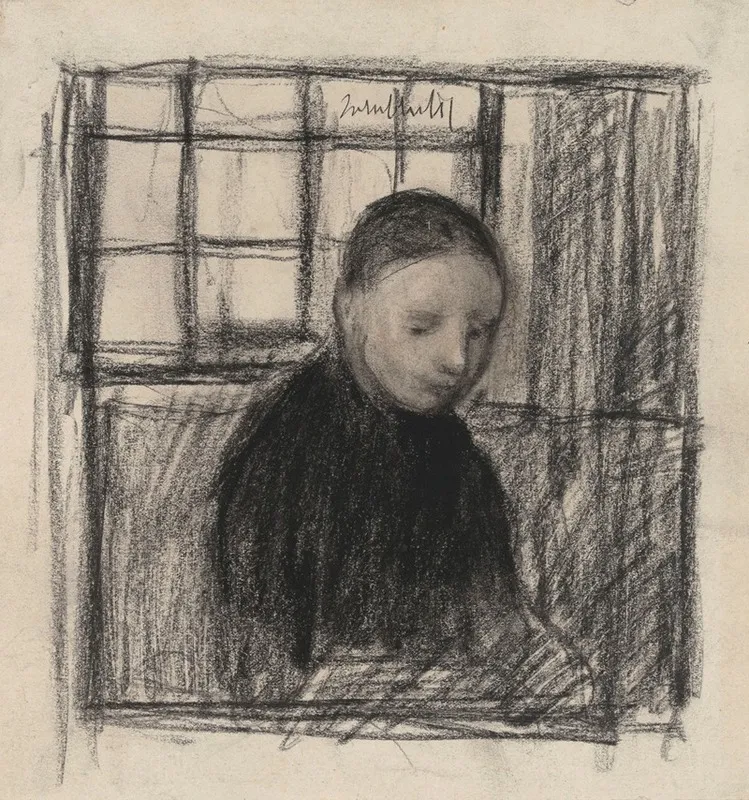 Contemplating Woman