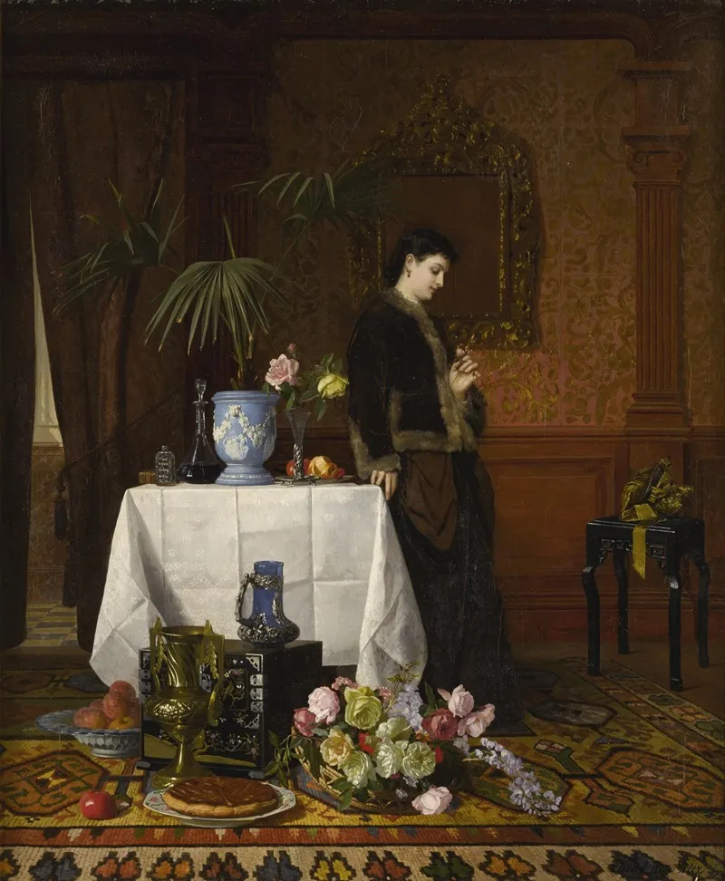 Contemplation 25 Wall Art by David Émile Joseph de Noter - High-Resolution Digital Print