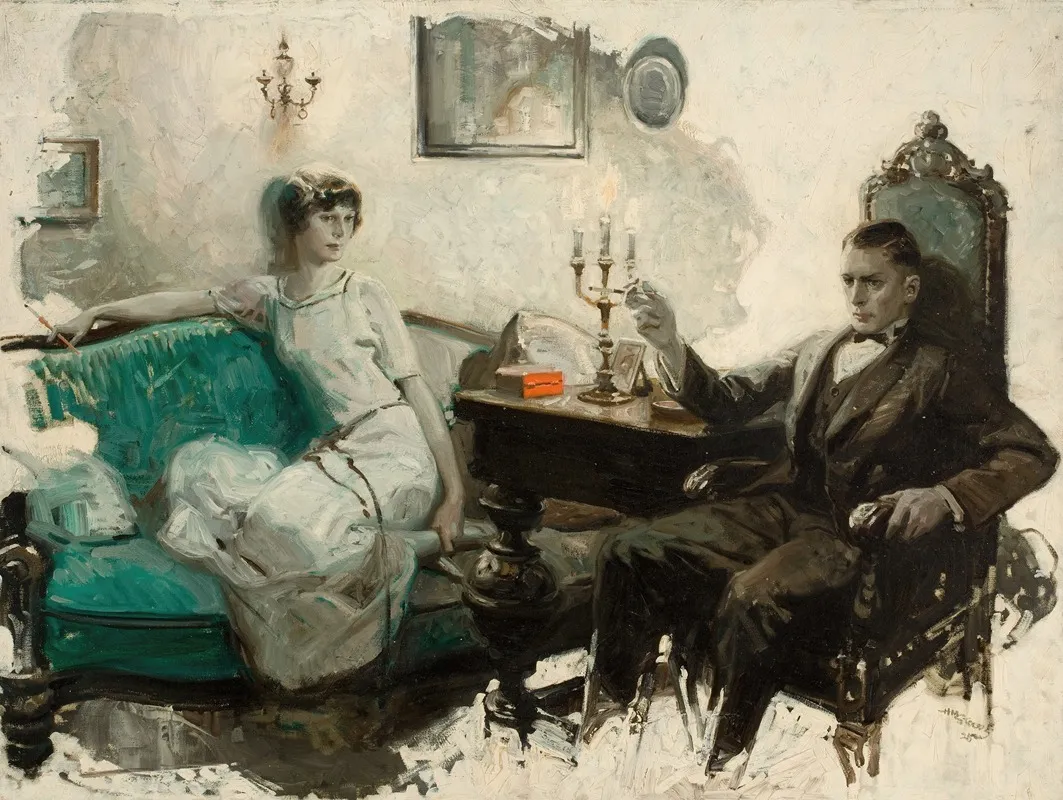 Contemplation 9 Wall Art by Herbert Morton Stoops - High-Resolution Digital Print