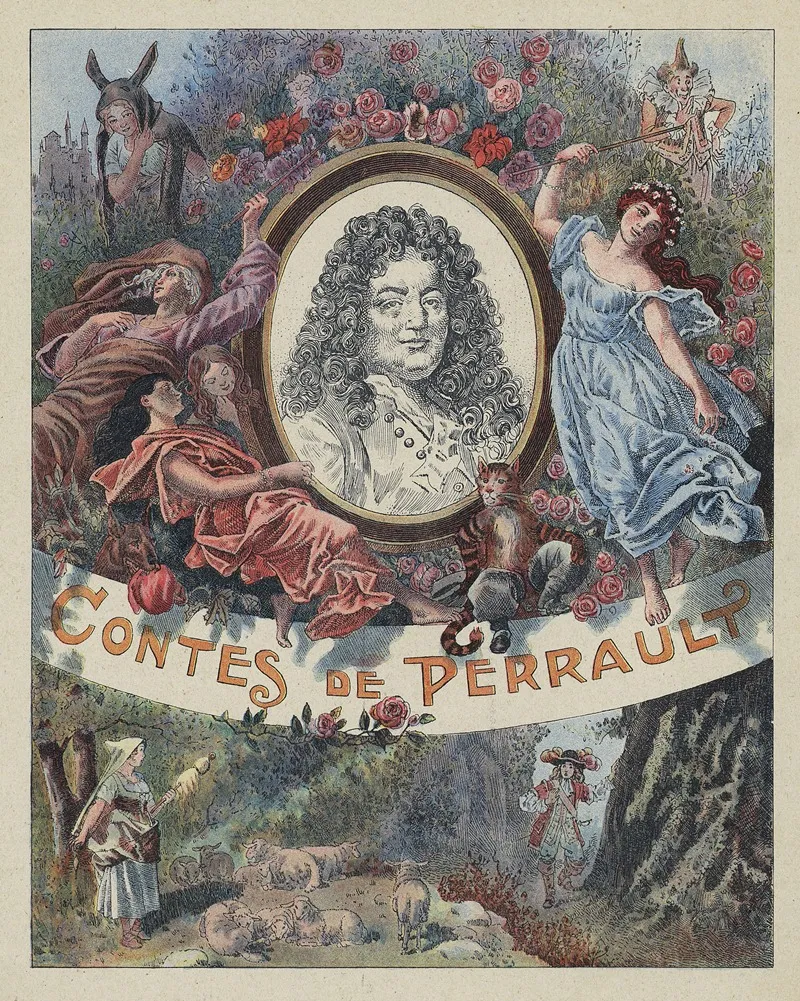 Contes De Perrault Cover Wall Art by Frederic Theodore Lix - High-Resolution Digital Print