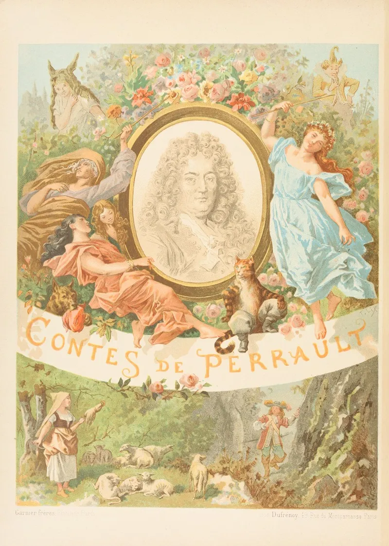 Contes De Perrault Wall Art by A. Guillon - High-Resolution Digital Print