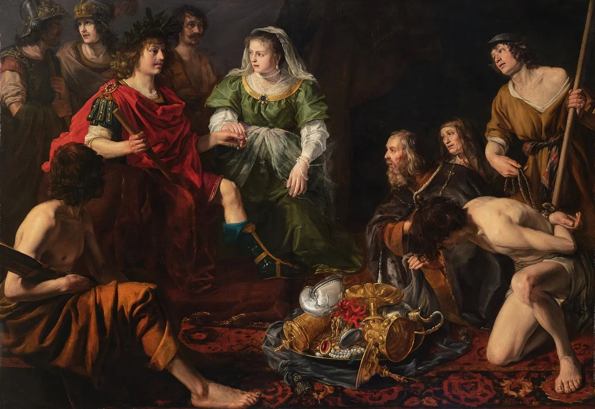 Continence Of Scipio 2 Wall Art by Gerard van Kuijl - High-Resolution Digital Print