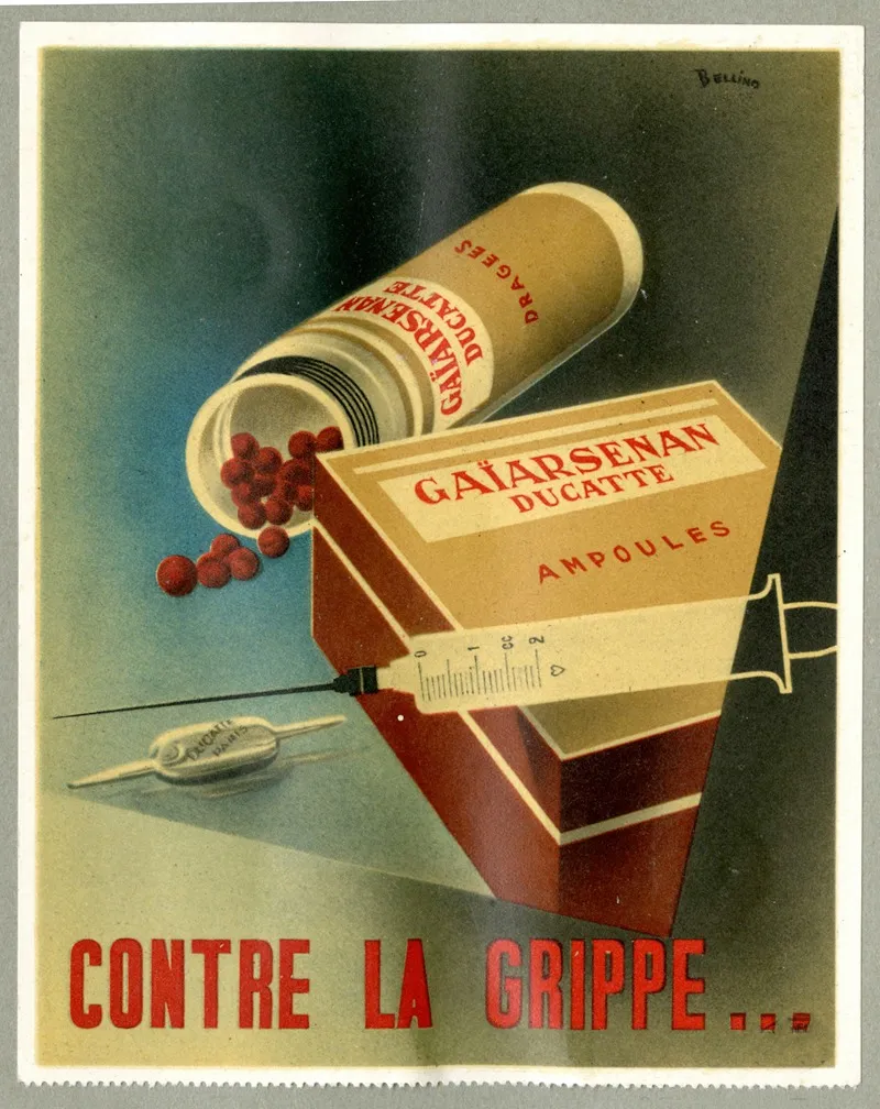 Contre La Grippe Wall Art by Bellino - High-Resolution Digital Print