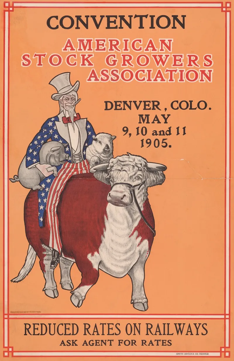 Convention American Stock Growers Association Denver Colo Wall Art by Anonymous - High-Resolution Digital Print