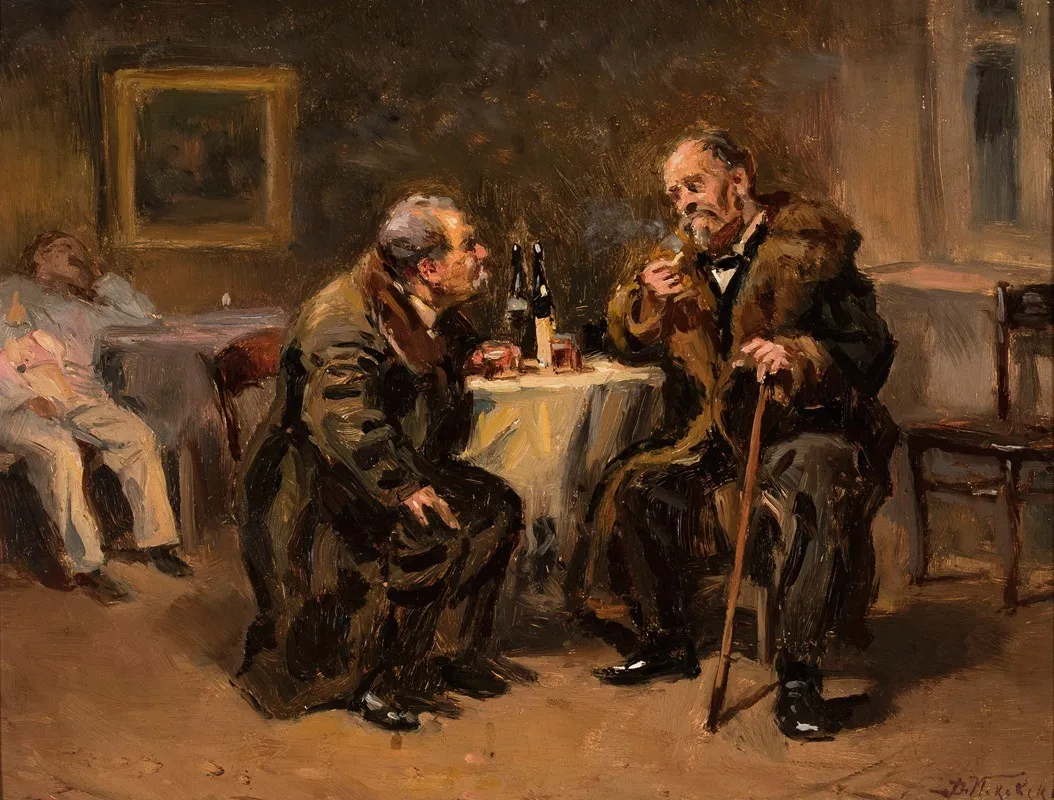 Conversation 4 Wall Art by Włodzimierz J. Makowski - High-Resolution Digital Print