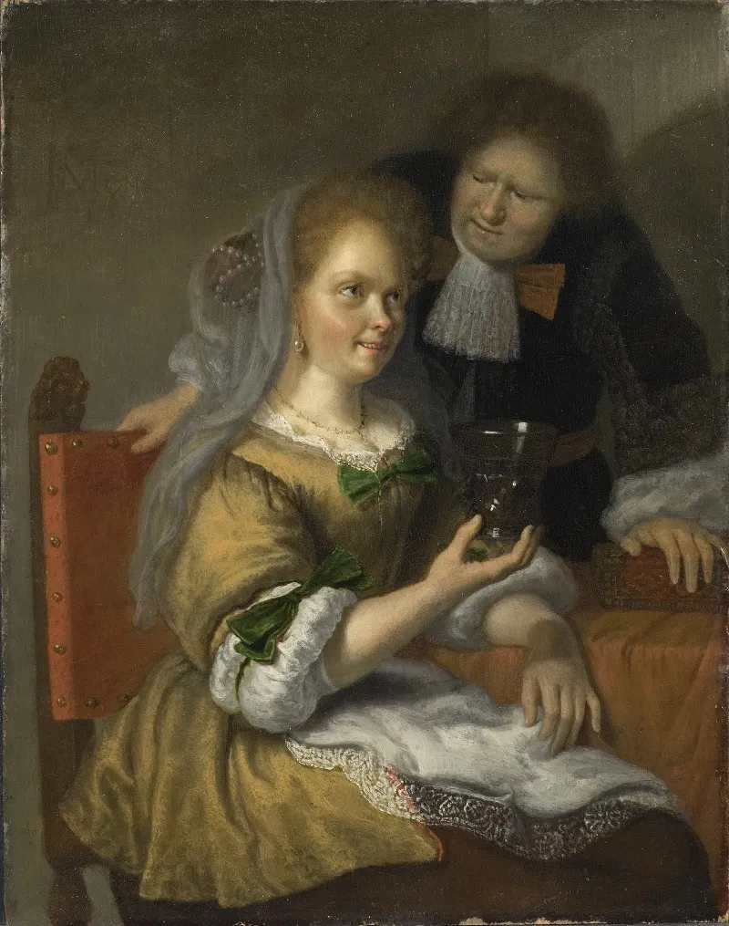Conversation Piece 7 Wall Art by Bartholomeus Maton - High-Resolution Digital Print