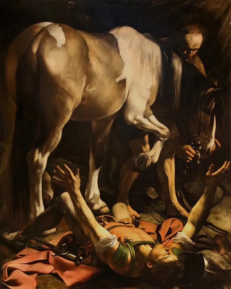 Conversion Of Saint Paul 2 Wall Art by Caravaggio - High-Resolution Digital Print