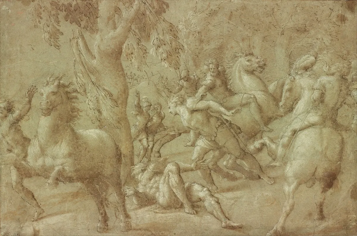 Conversion Of St Paul Wall Art by Pordenone (Giovanni Antonio de'Sacchis) - High-Resolution Digital Print