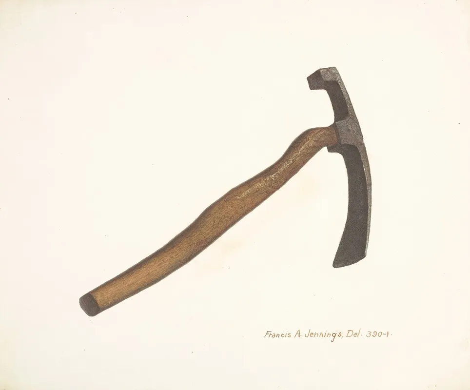 Coopers Adz Wall Art by Francis Jennings - High-Resolution Digital Print