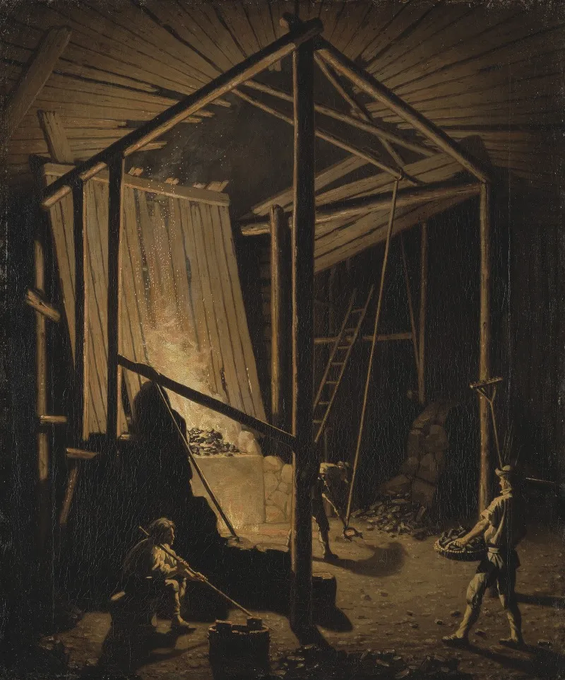 Copper Foundry At The Falun Mine