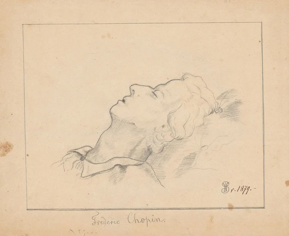 Copy Of Teofil Kwiatkowskis Composition Chopin On His Deathbed