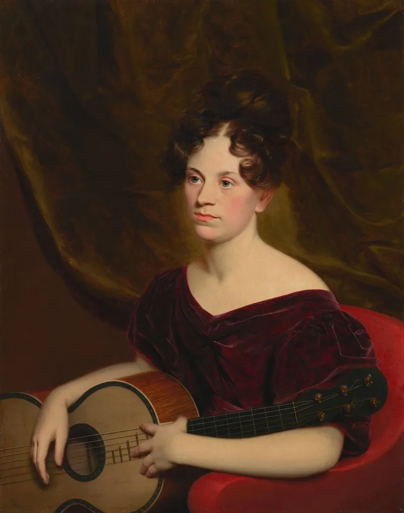 Cora Livingston Wall Art by Charles Cromwell Ingham - High-Resolution Digital Print
