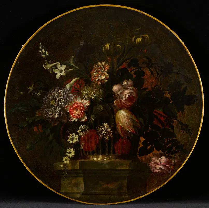 Corbeille De Fleurs 2 Wall Art by Gerard Goswin - High-Resolution Digital Print