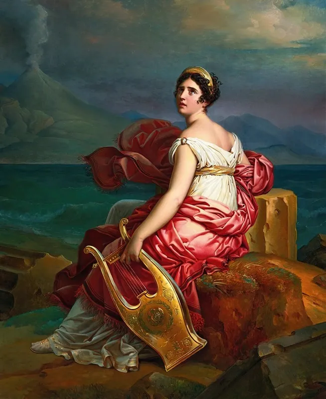 Corinne Au Cap De Misene Wall Art by François Gérard - High-Resolution Digital Print