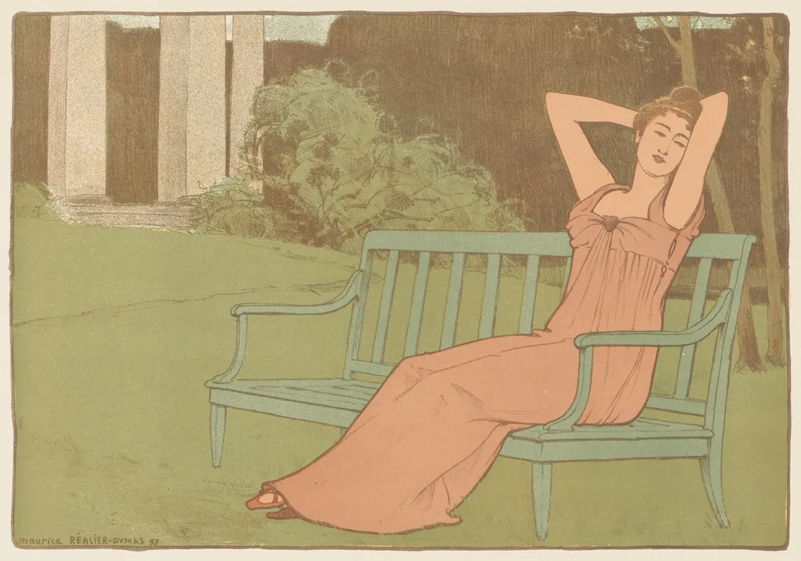 Corinne Wall Art by Maurice Réalier-Dumas - High-Resolution Digital Print