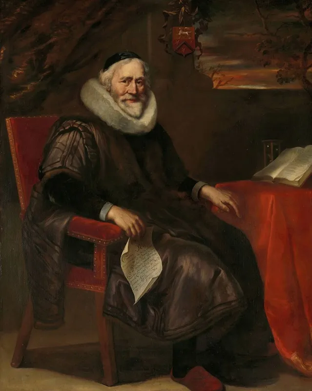 Cornelis Nuyts 1574 1661 Amsterdam Merchant Wall Art by Jürgen Ovens - High-Resolution Digital Print