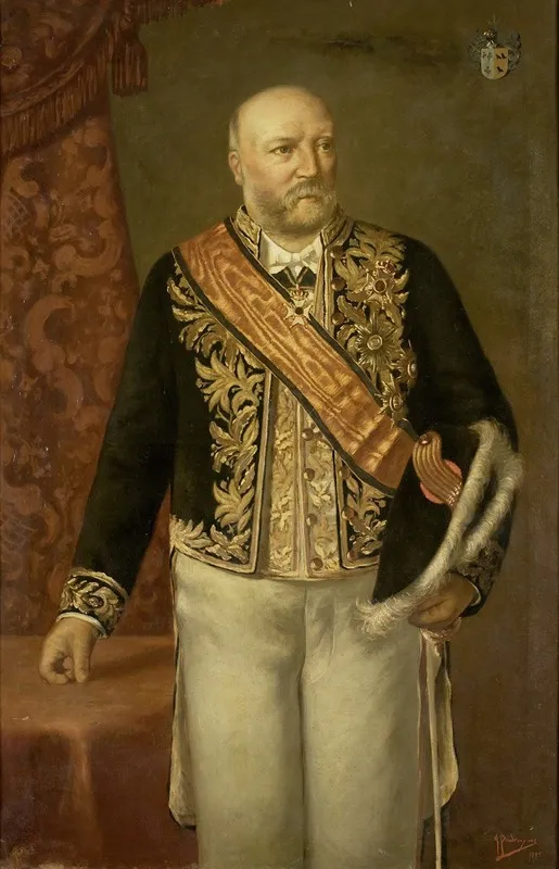 Cornelis Pijnacker Hordijk 1847 1908 Gouverneur Generaal 1888 93 Wall Art by Adriaan Boudewijnse - High-Resolution Digital Print