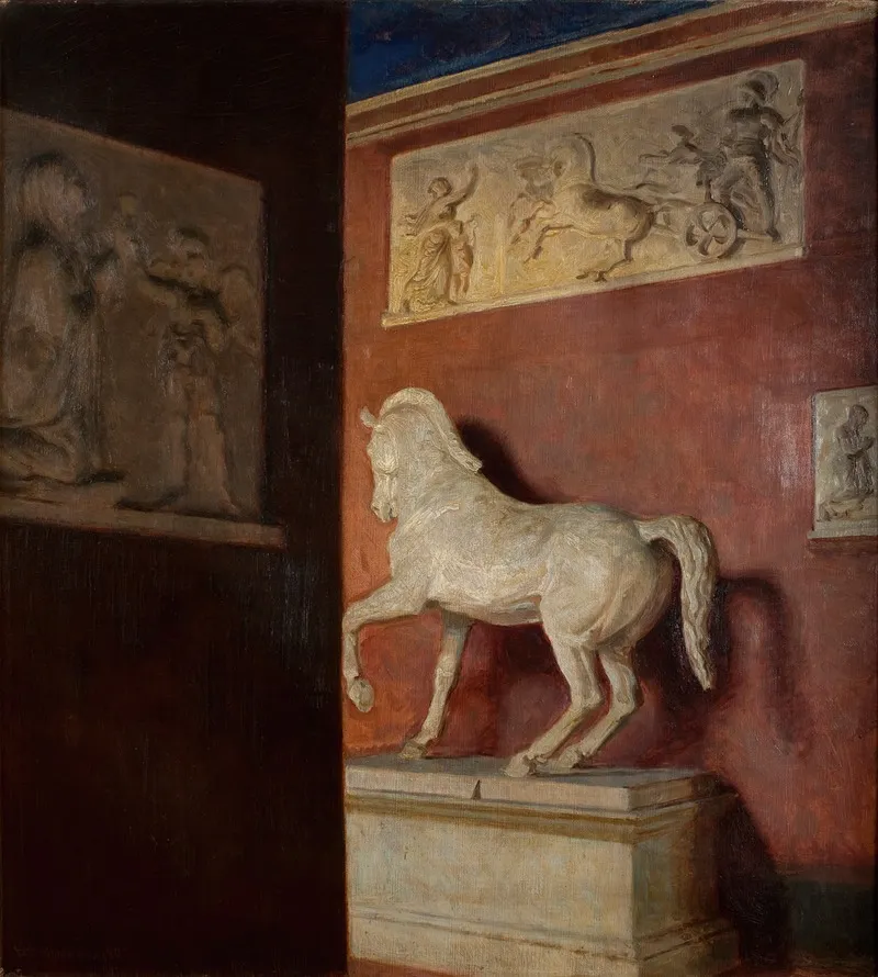 Corner From A Corridor At Thorvaldsens Museum Wall Art by Georg Seligmann - High-Resolution Digital Print