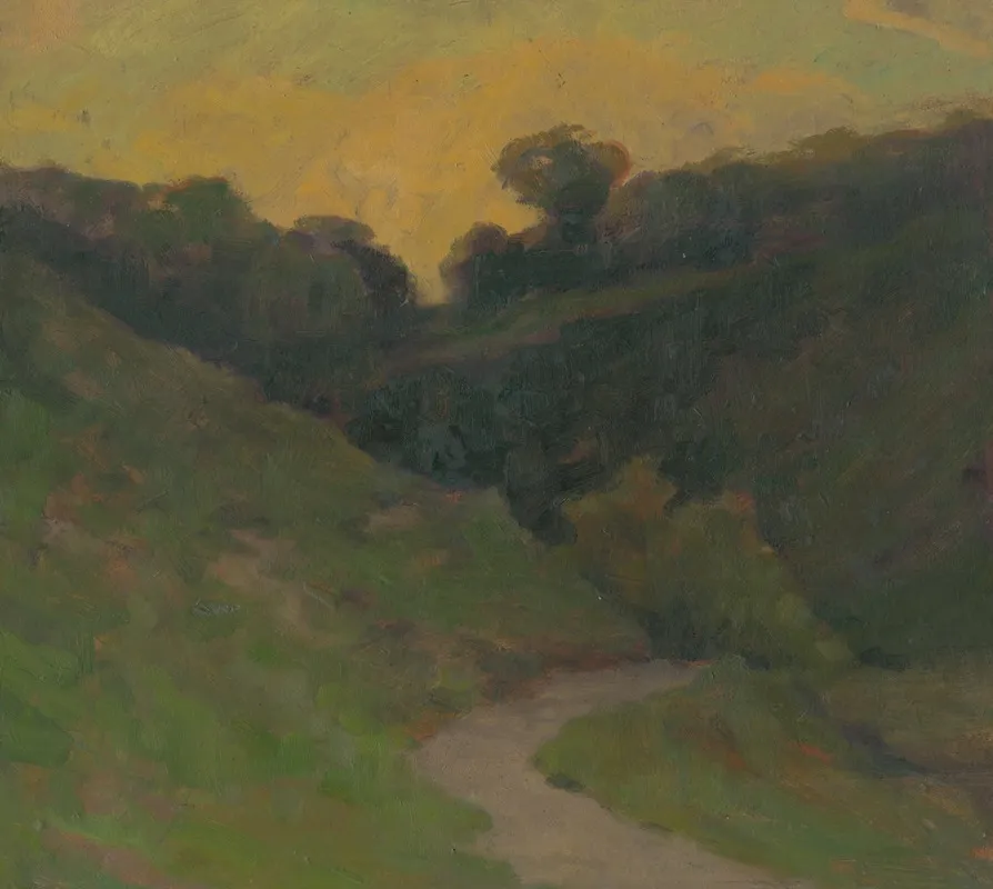 Corner Of A Park Wall Art by Ľudovít Čordák - Canvas Print