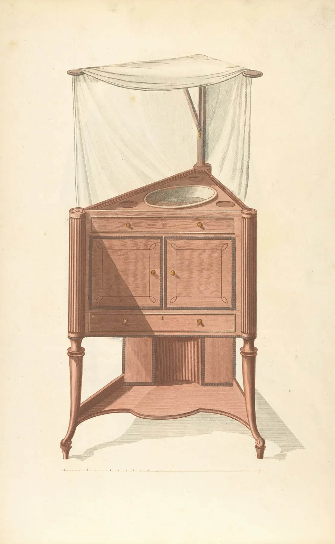 Corner Wash Stand 3 Wall Art by Thomas Sheraton - High-Resolution Digital Print