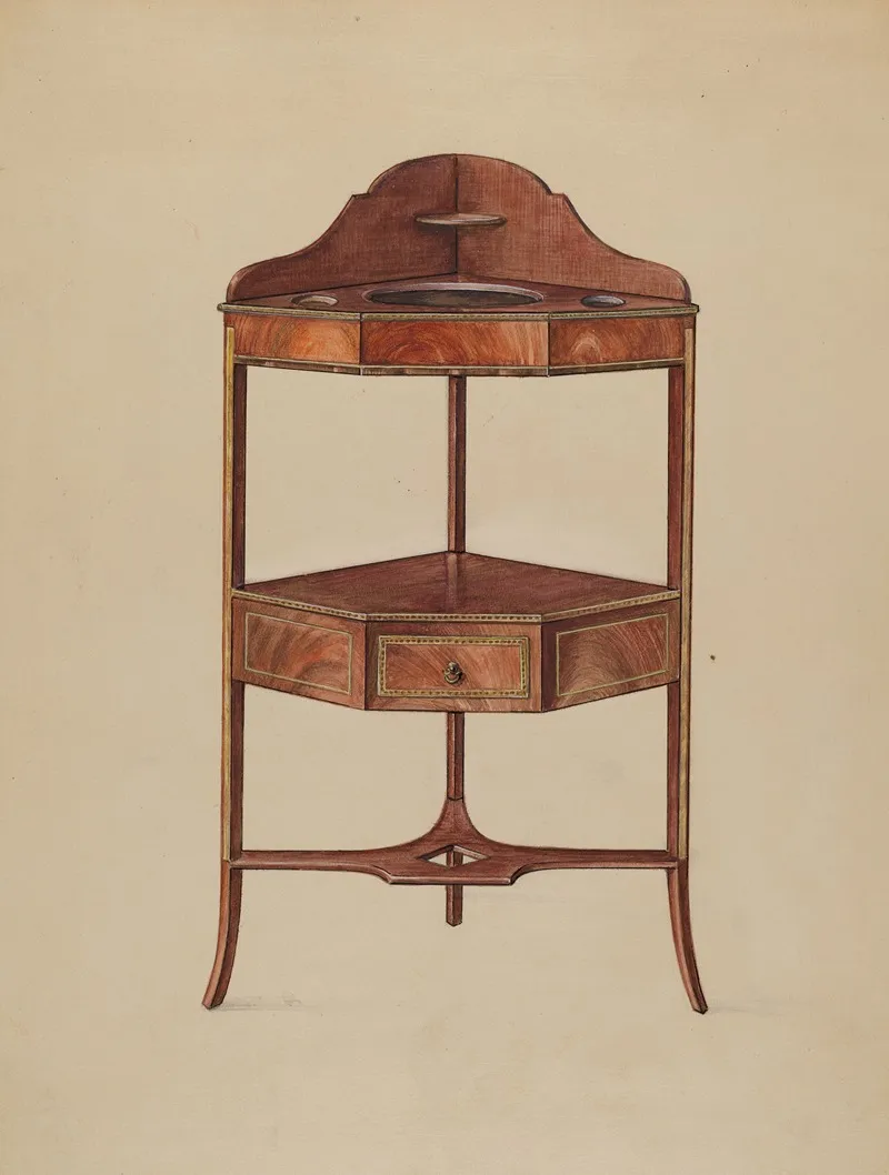 Corner Wash Stand