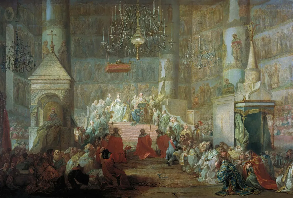 Coronation Of Catherine The Great Wall Art by Stefano Torelli - High-Resolution Digital Print
