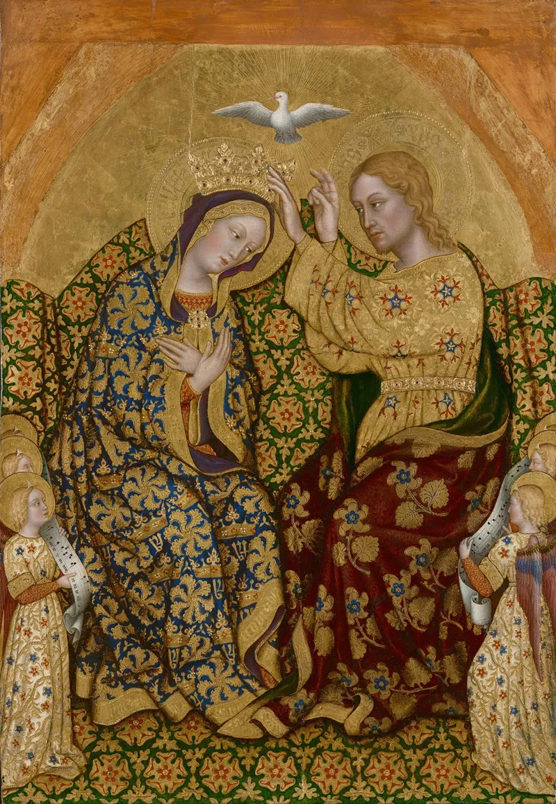 Coronation Of The Virgin 7 Wall Art by Gentile da Fabriano - High-Resolution Digital Print