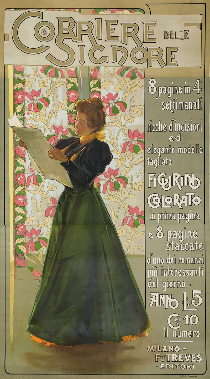 Corriere Delle Signore Wall Art by Anonymous - High-Resolution Digital Print
