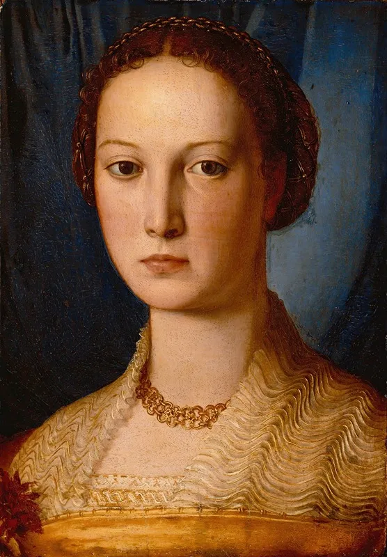 Costanza Da Sommaia Wall Art by Agnolo Bronzino - High-Resolution Digital Print