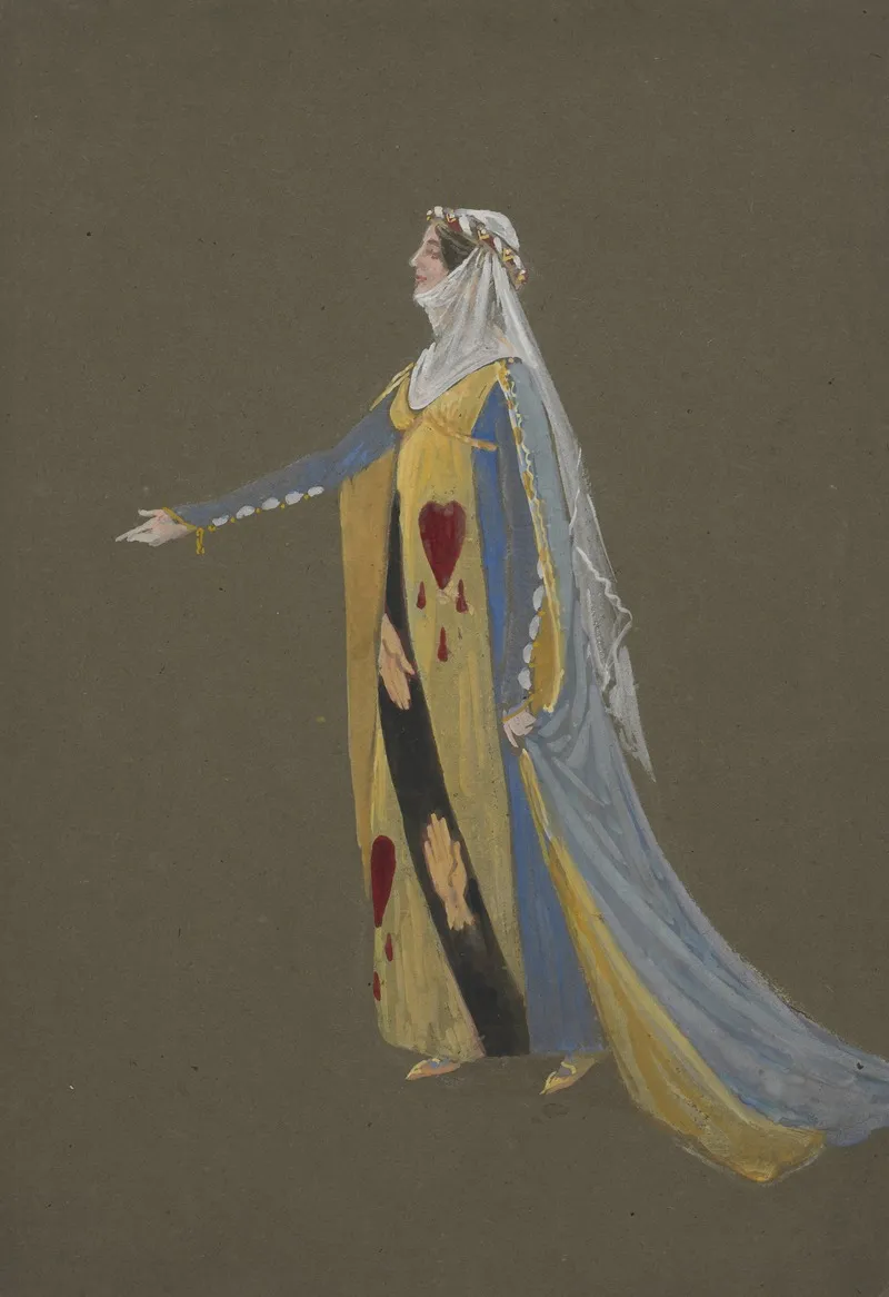Costume Design 6 Wall Art by Walter Crane - High-Resolution Digital Print