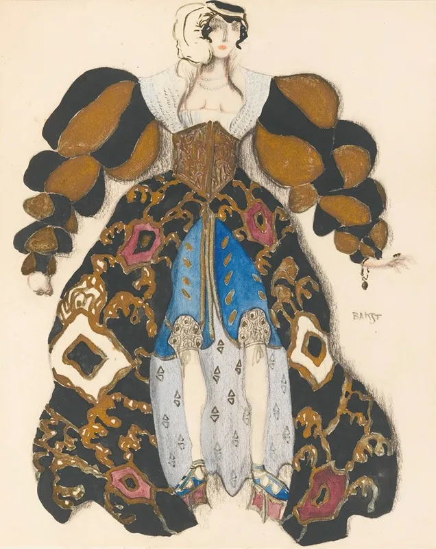 Costume Design For Potiphars Wife In The Legend Of Joseph