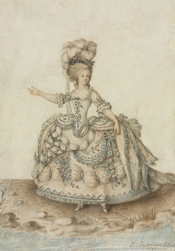 Costume Study For Opera Singer