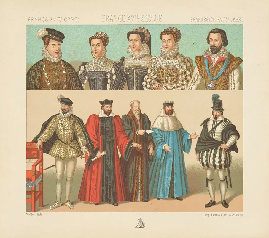 Costumes De La Haute Noblesse Et De La Magistrature Figures Historiques