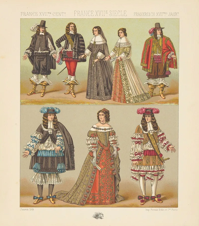 Costumes De La Noblesse 1646 1670 Les Rois De La Mode