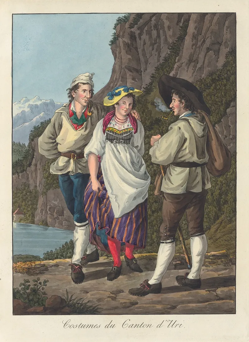 Costumes Du Canton Duri 2 Wall Art by Joseph Reinhart - High-Resolution Digital Print