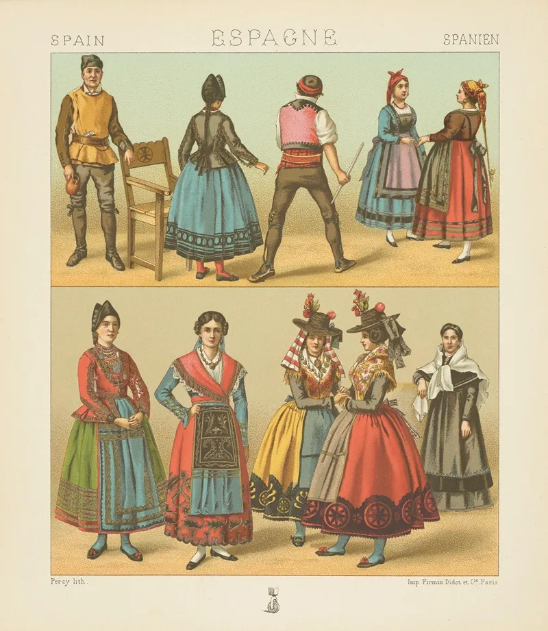 Costumes Populaires Vieille Castille Royaume De Leon