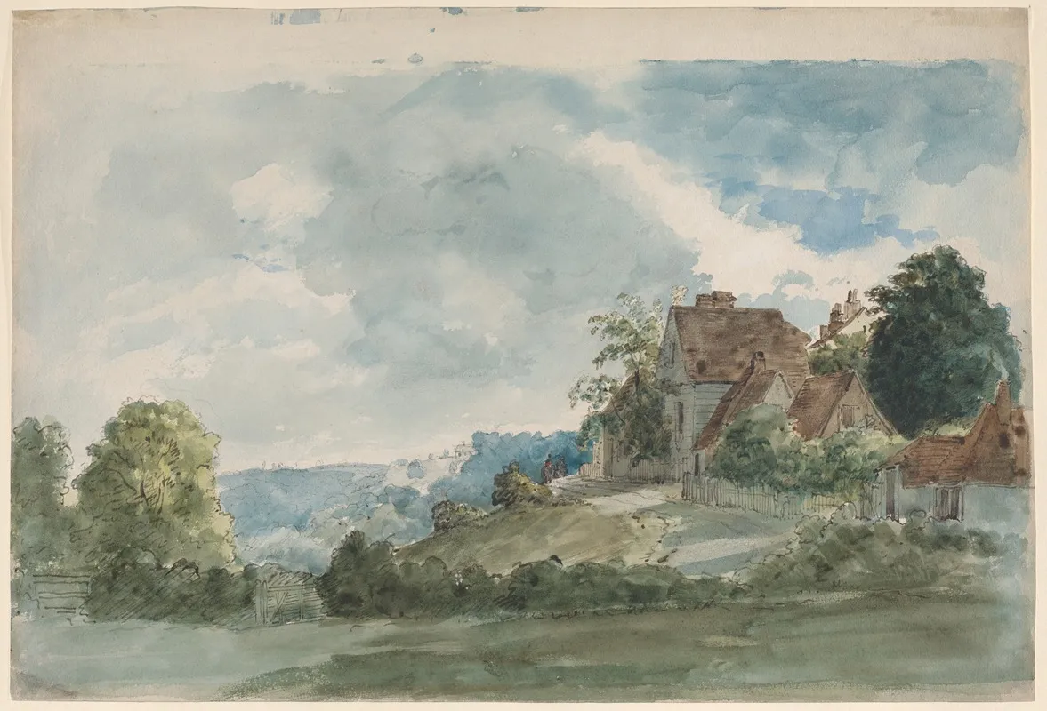 Cottages In An Extensive Landscape