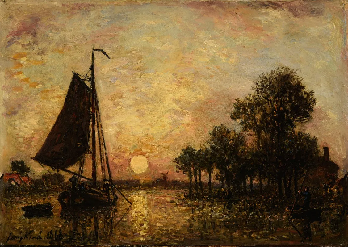 Coucher De Soleil En Hollande 2