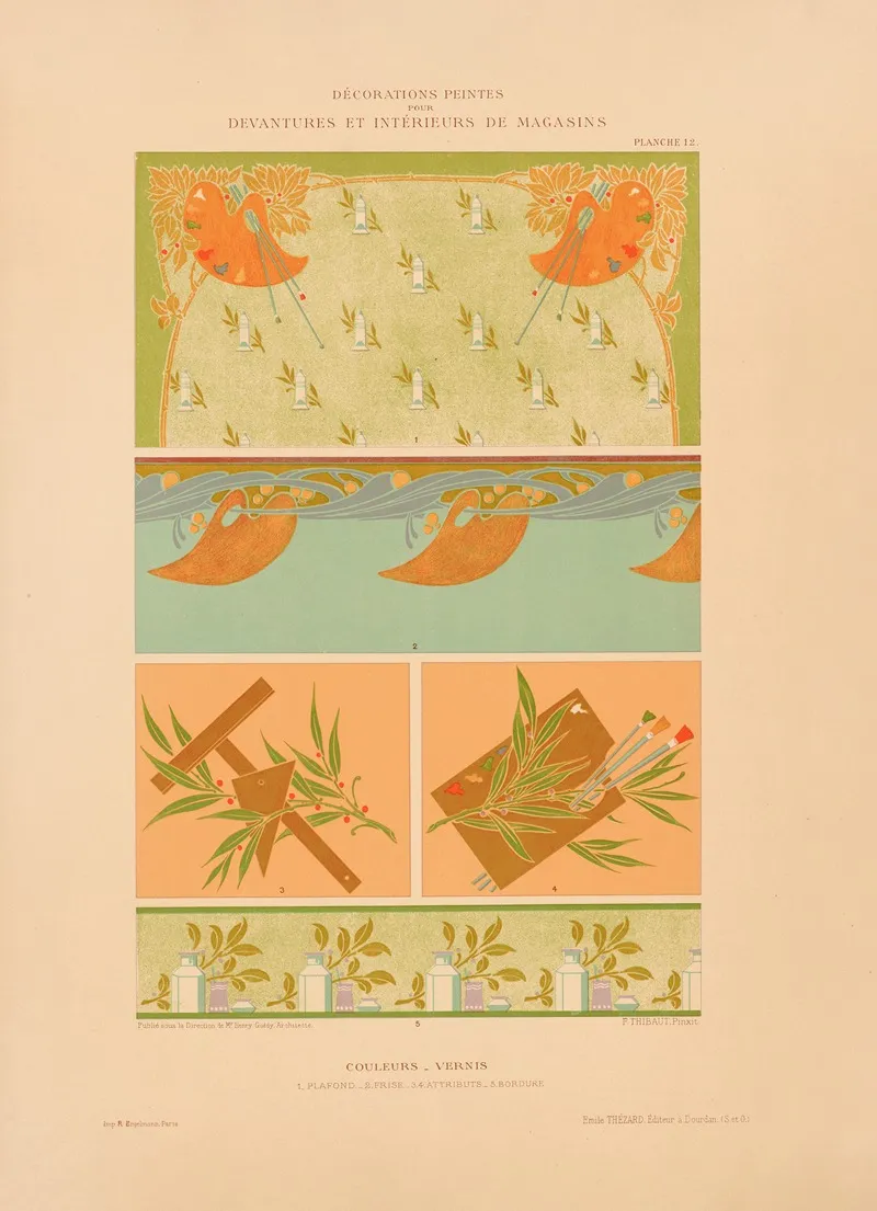 Couleurs Vernis Wall Art by Henry Guédy - High-Resolution Digital Print