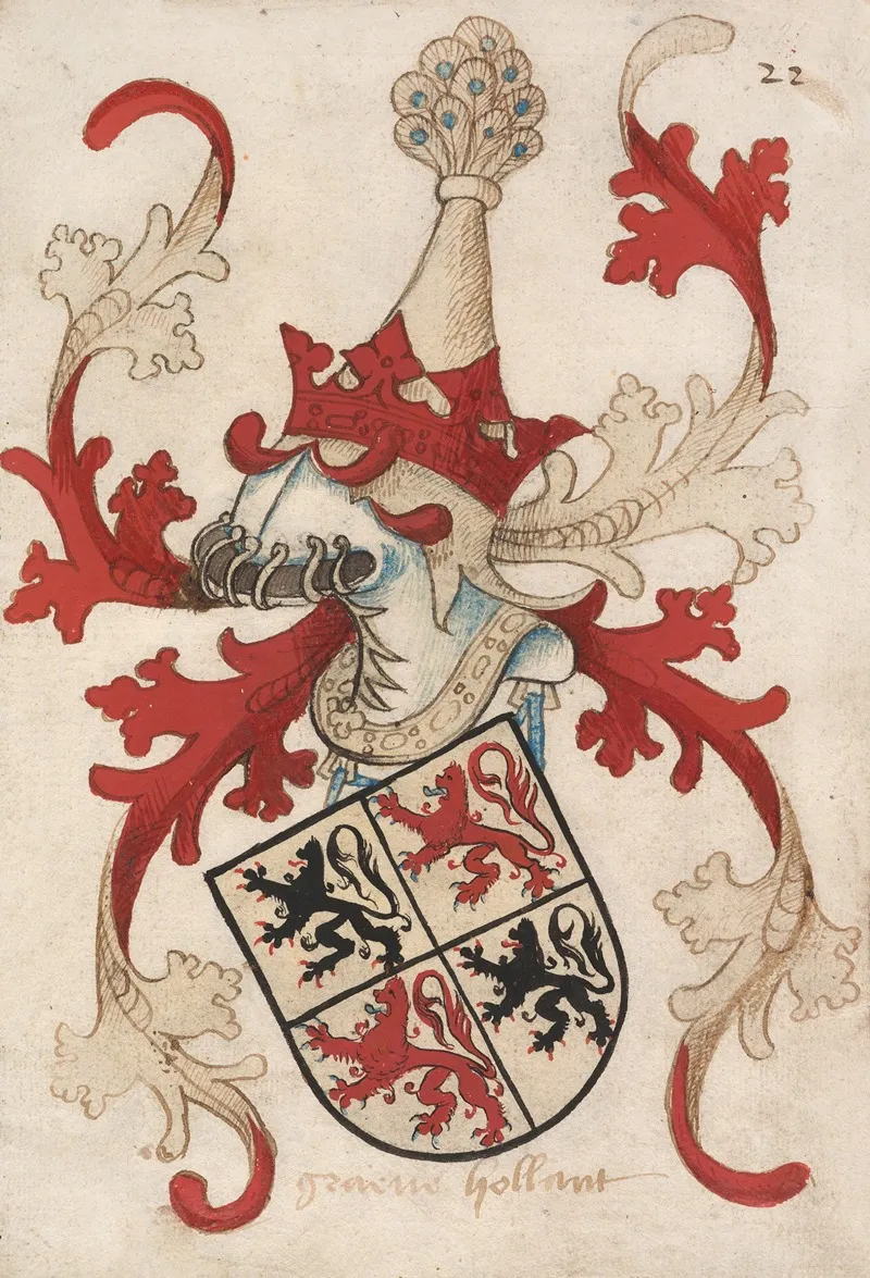 Count Of Holland Wall Art by Herald of Nassau-Vianden - High-Resolution Digital Print