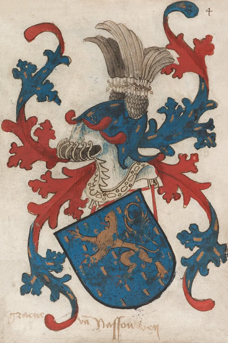 Count Of Nassau 2 Wall Art by Herald of Nassau-Vianden - High-Resolution Digital Print