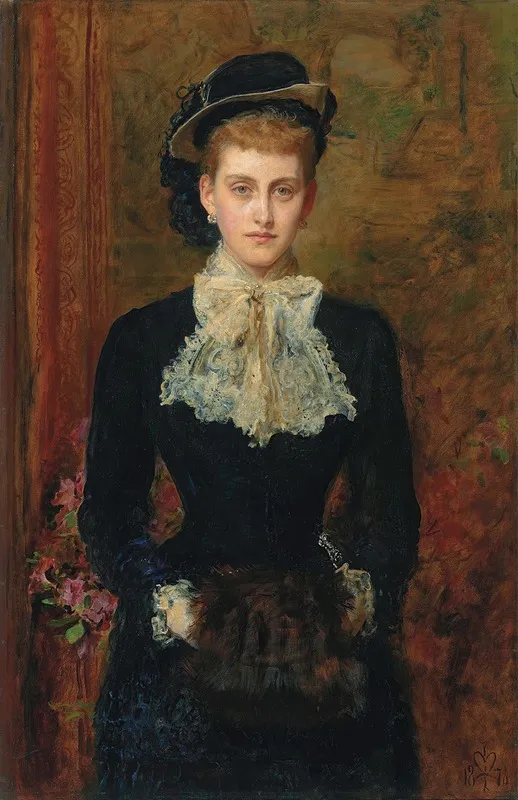 Countess De Pourtales The Former Mrs Sebastian Schlesinger Wall Art by Sir John Everett Millais - High-Resolution Digital Print