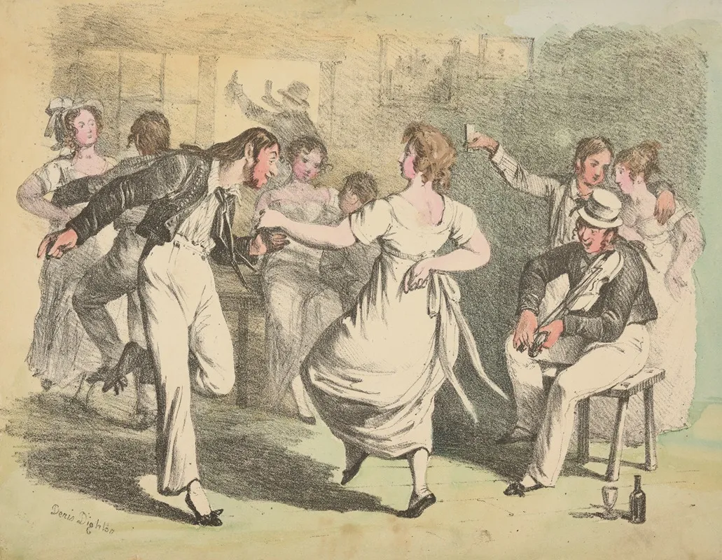 Country Dance 2 Wall Art by Denis Dighton - High-Resolution Digital Print