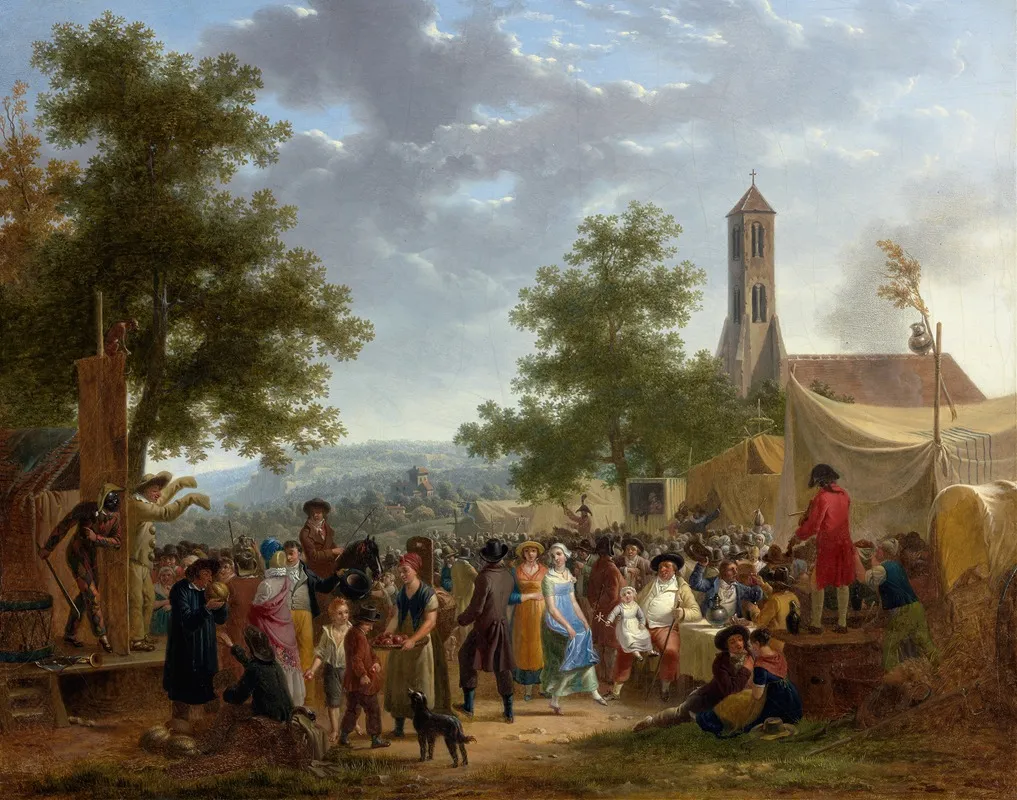 Country Fair 2 Wall Art by Adolphe-Eugène-Gabriel Roehn - High-Resolution Digital Print