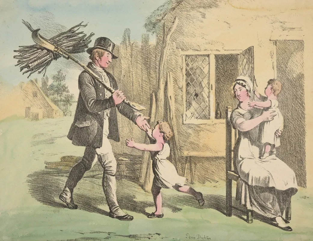 Country Family Wall Art by Denis Dighton - High-Resolution Digital Print