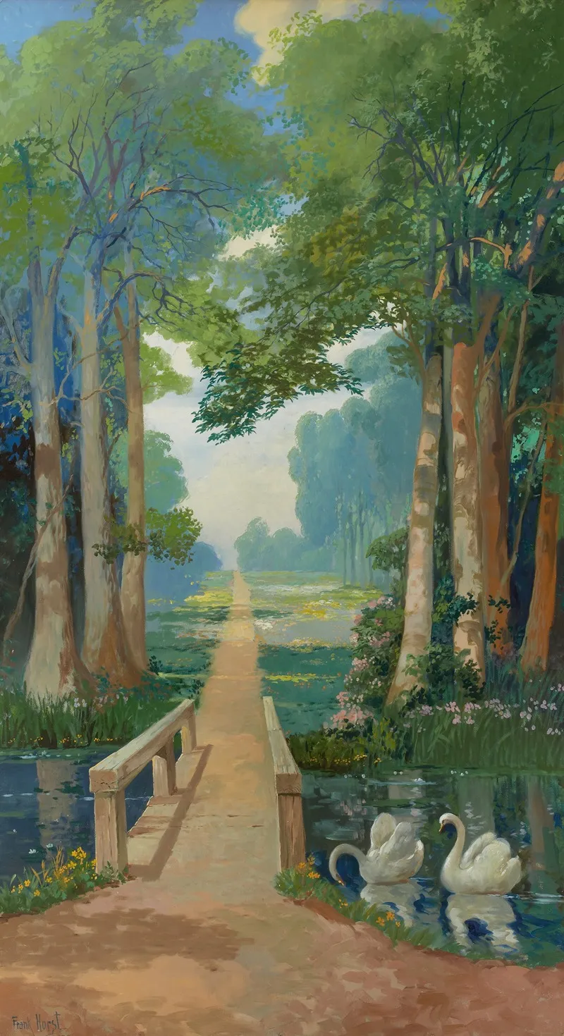 Country Path Wall Art by Franz Strahalm - High-Resolution Digital Print