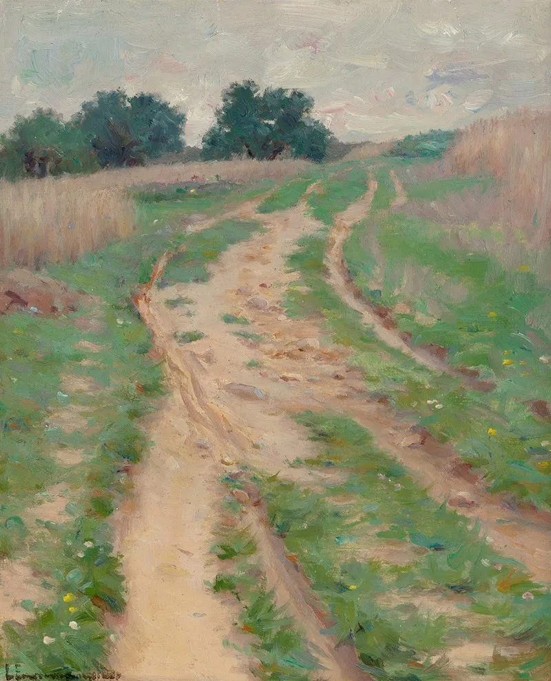 Country Road 3 Wall Art by Luther Emerson Van Gorder - High-Resolution Digital Print